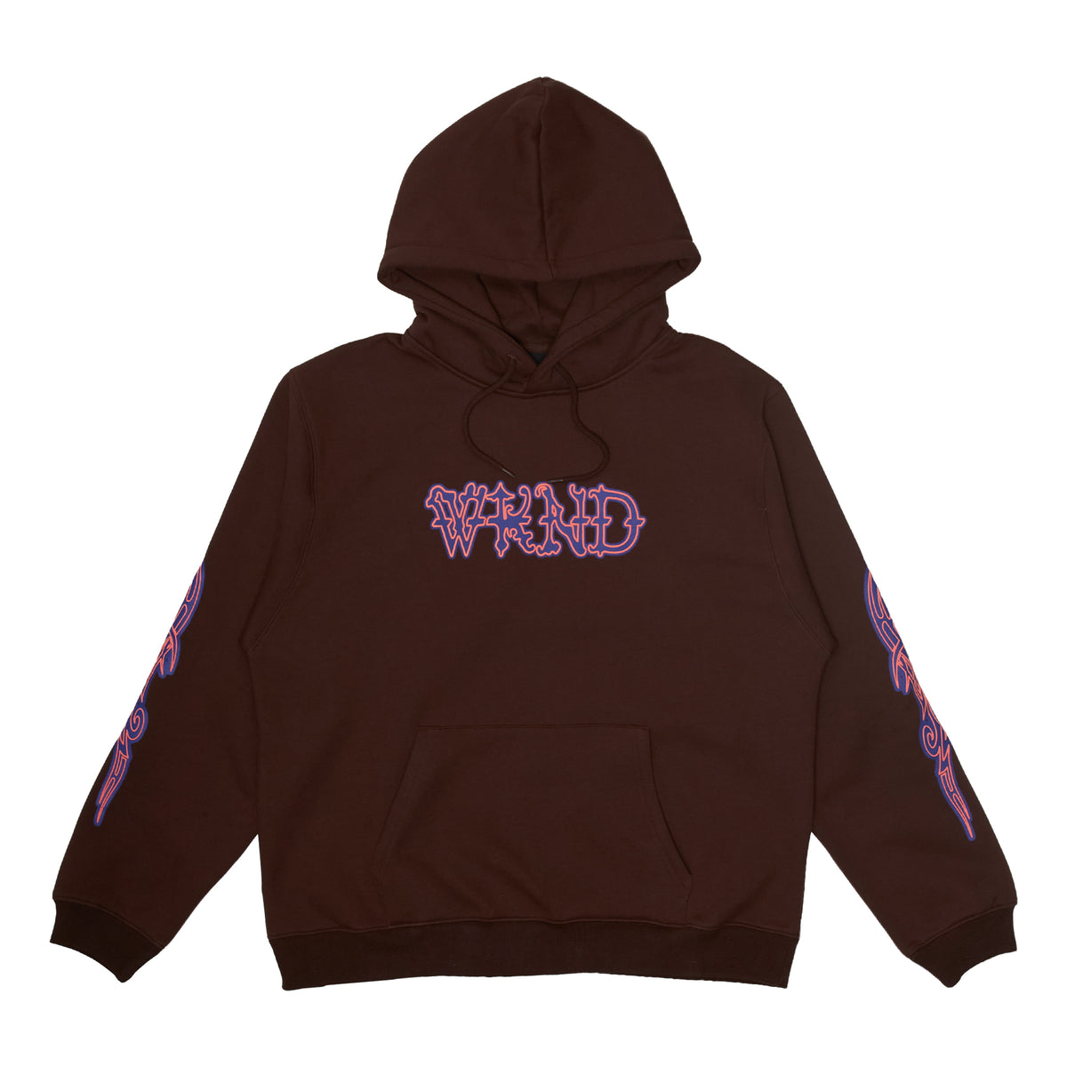 Huldra Script Hoodie -  Brown