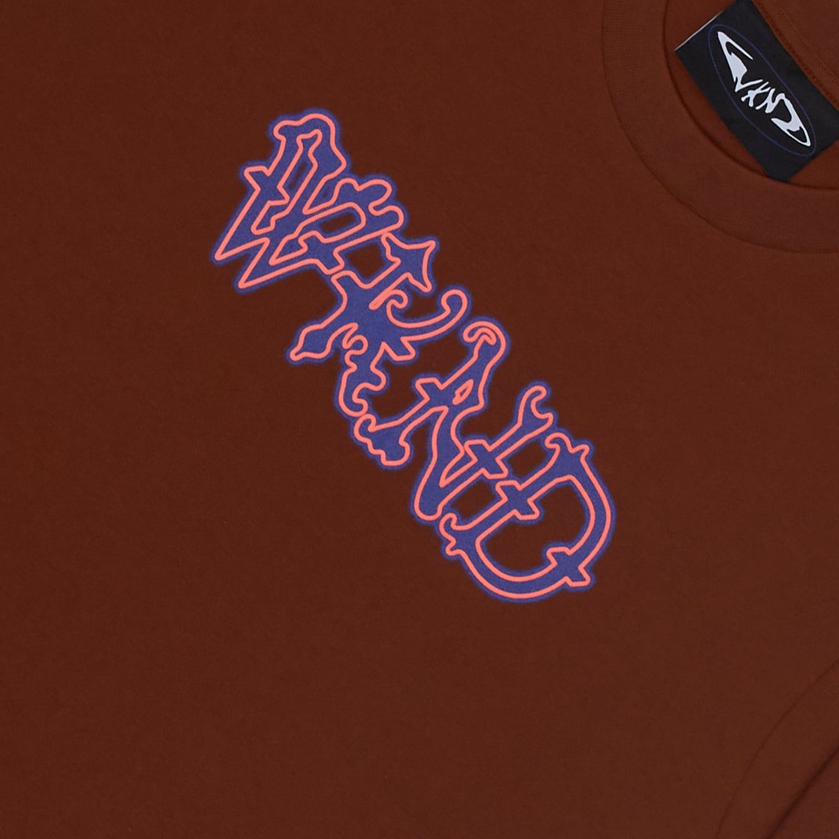 Huldra Script Tee - Brown