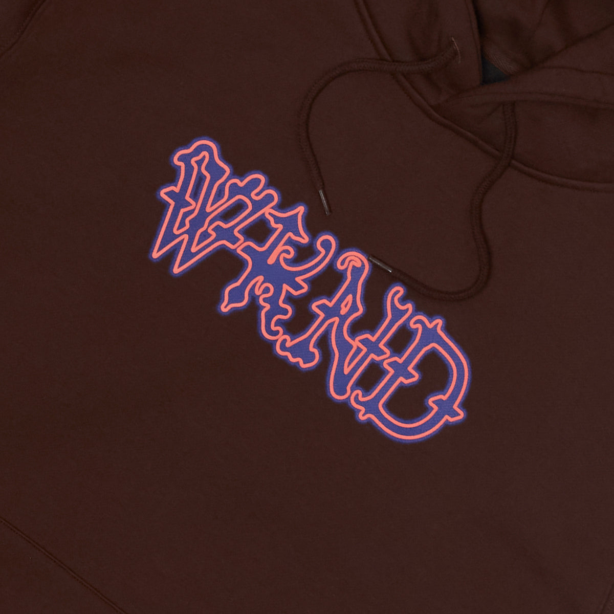 Huldra Script Hoodie -  Brown