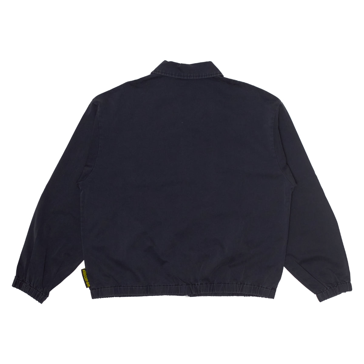Stone Washed Twill Zip Jacket - Navy Stone Wash